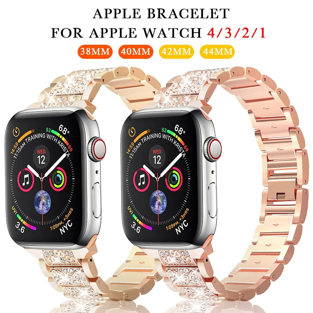 Band Metal Strap For Apple Watches